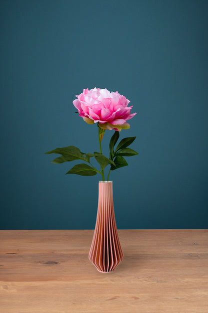 Peony Pink silk stem in the pink Jula Bloom Mini vase