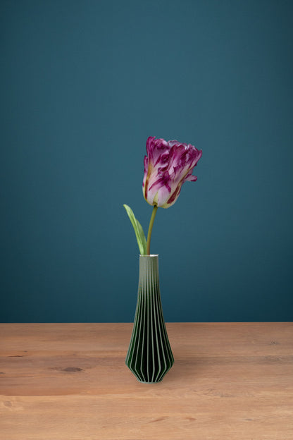 Tulip silk stem in the green Jula Bloom Mini vase