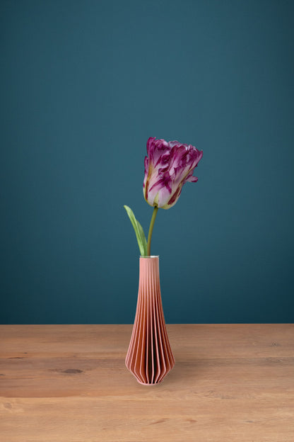 Tulip silk stem in the pink Jula Bloom Mini vase