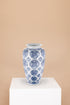 The Delft vase by Jula Bloom, blue and white patterned porcelain